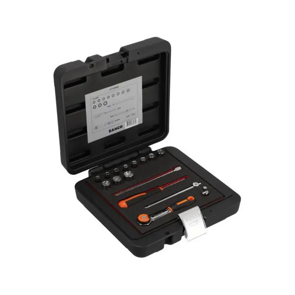 BAHCO Jeu de douilles 1/4", avec profil 6&nbsp;pans dimensions