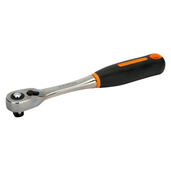 BAHCO Cliquet réversible 3/8" à tête fine avec 72&nbsp;dents et