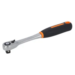 BAHCO Cliquet réversible 1/2" à tête fine avec 72&nbsp;dents et