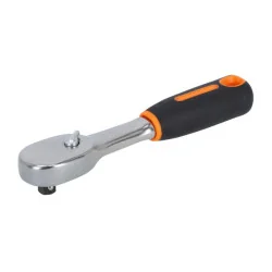 BAHCO Cliquet réversible 1/4" avec 72&nbsp;dents et un angle