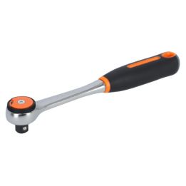 BAHCO Cliquet réversible 1/2" à tête ronde avec 72 dents et