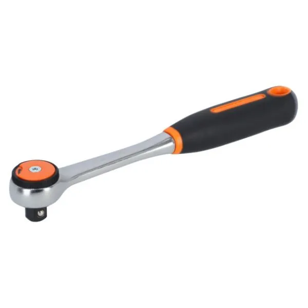 BAHCO Cliquet réversible 1/2" à tête ronde avec 72&nbsp;dents et