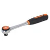 BAHCO Cliquet réversible 1/2" à tête ronde avec 72&nbsp;dents et