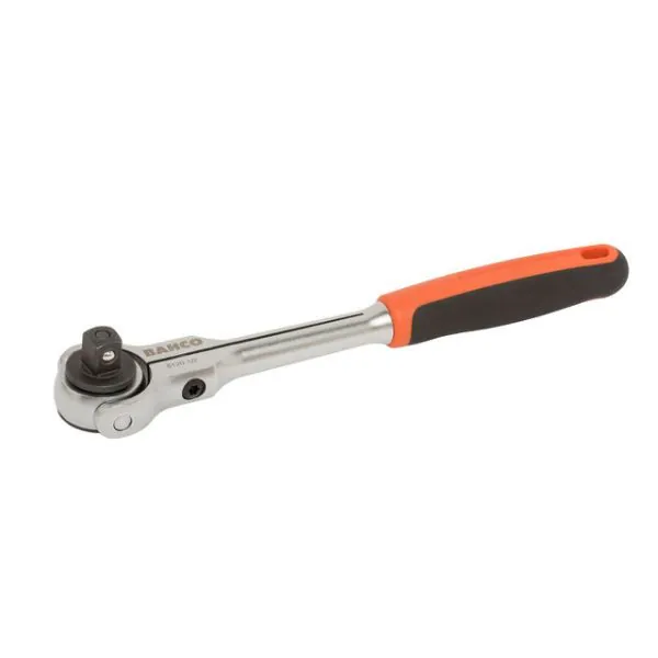 BAHCO Cliquet 1/2" à tête articulée avec 72&nbsp;dents et un