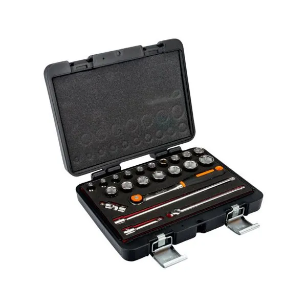BAHCO Jeu de douilles 3/8", avec profil 6&nbsp;pans dimensions