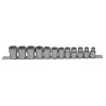 BAHCO Jeu de douilles 3/8" avec profil 6 pans dimensions