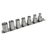BAHCO Jeu de douilles 3/8" pour vis TORX® - 7 pcs/rail