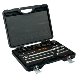 BAHCO Jeu de douilles 1/2" avec profil 12&nbsp;pans, dimensions