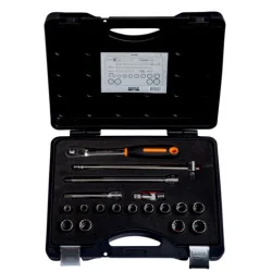 BAHCO Jeu de douilles 1/2" avec profil 12&nbsp;pans, dimensions