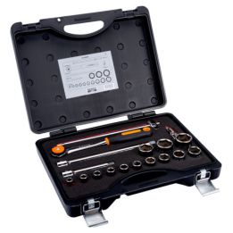 BAHCO Jeu de douilles 1/2" avec profil hexagonal,