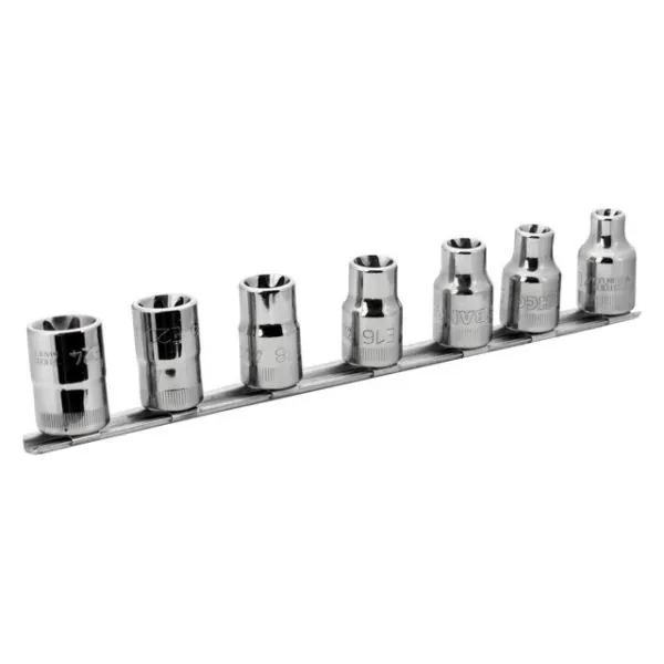 BAHCO Jeu de douilles 1/2" avec profil TORX® - 6 pcs/rail