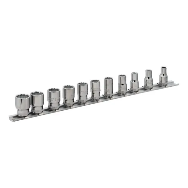 BAHCO Jeu de douilles 1/4" avec profil 12 pans dimensions