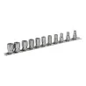 BAHCO Jeu de douilles 1/4" avec profil 12 pans dimensions