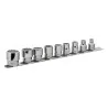 BAHCO Jeu de douilles 3/8" avec profil 12 pans dimensions