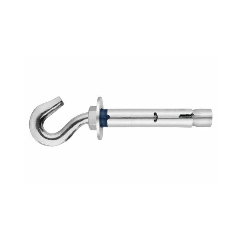 INDEX Cheville anti-rotation pour charges moyennes Crochet forgé inox A2 (M6 x 45 Ø8 100 pièces.) ACHGA208C | ACHGA208C