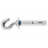 INDEX Cheville anti-rotation pour charges moyennes Crochet forgé inox A2 (M6 x 45 Ø8 100 pièces.) ACHGA208C | ACHGA208C