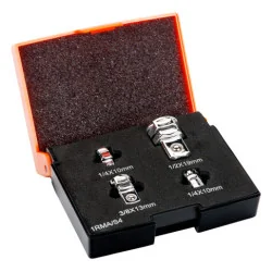 BAHCO Jeu d’adaptateurs pour clés à cliquet - 4&nbsp;pcs/boîte