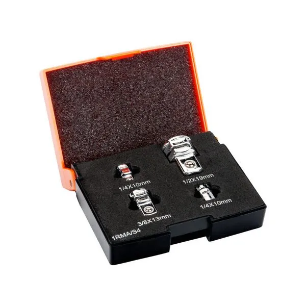 BAHCO Jeu d’adaptateurs pour clés à cliquet - 4&nbsp;pcs/boîte