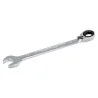 BAHCO Clé mixte à cliquet 10&nbsp;mm avec finition chromée,