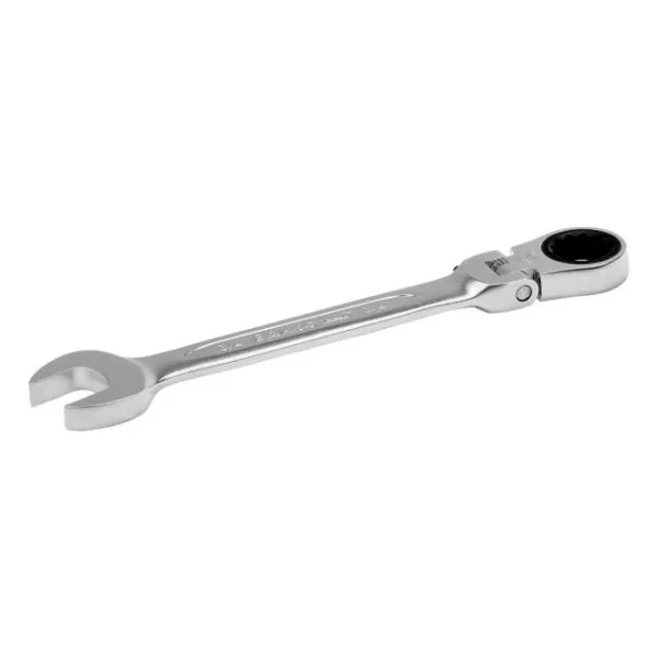 BAHCO Clé mixte à cliquet avec tête articulée 7/16" avec