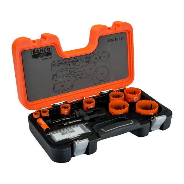 BAHCO Coffret de scies trépans bimétal Sandflex® pour les