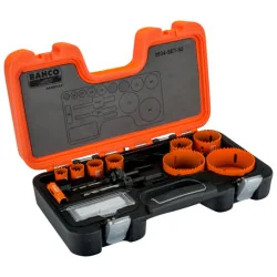 BAHCO Coffret de scies trépans bimétal Sandflex® pour les