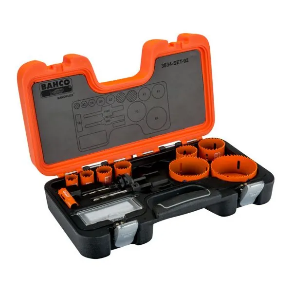 BAHCO Coffret de scies trépans bimétal Sandflex® pour les