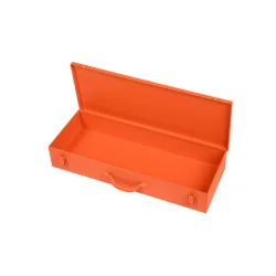 BAHCO Orange Coffre à outils de maçon 100 mm x 230 mm x 605