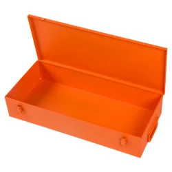 BAHCO Orange Coffre à outils de maçon 122 mm x 270 mm x 640