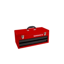 BAHCO Caisse à outils métallique à 2&nbsp;tiroirs, 523&nbsp;mm x