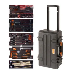 BAHCO Caisse à outils métallique, kits d’outils