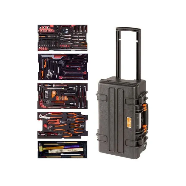 BAHCO Kit d’outils aviation - 159&nbsp;pcs/caisse rigide à