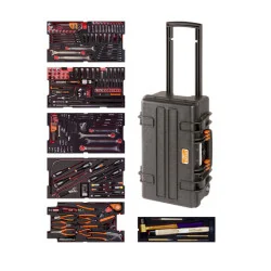 BAHCO Kit d’outils aviation - 240&nbsp;pcs/caisse rigide