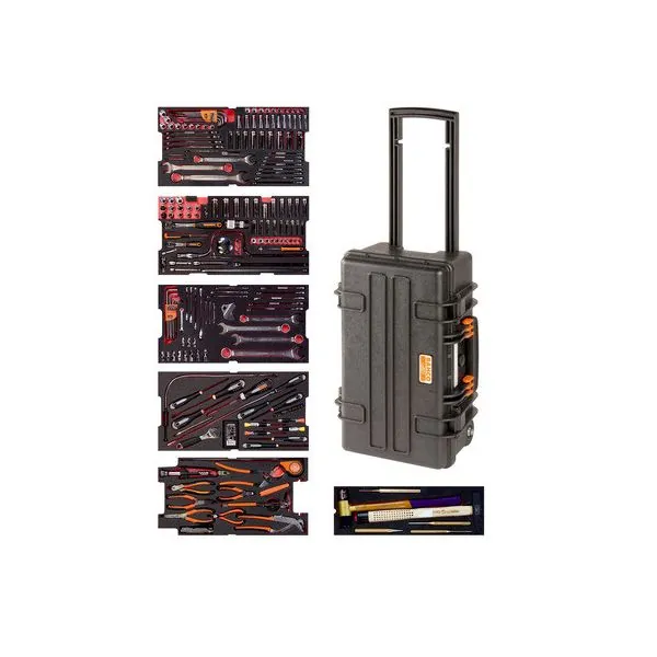 BAHCO Kit d’outils aviation - 240&nbsp;pcs/caisse rigide