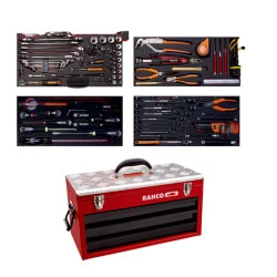 BAHCO Kit d’outils aviation - 137&nbsp;pcs/caisse métallique