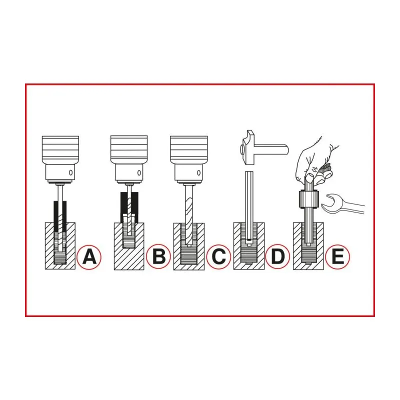 Coffret d'extracteurs pour vis et écrous . 25 pièces KSTOOLS 150.1305 | 150.1305 Coffret d'extracteurs pour vis et écrous . 25 pièces KSTOOLS 150.1305 | 150.1305