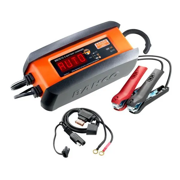 BAHCO Chargeur / mainteneur de charge automatique 3 Ampères