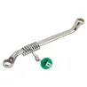 BAHCO Clé polygonale double longue coudée, finition chromée
