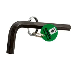 BAHCO Clé mâle 6 pans courte finition phosphatée avec