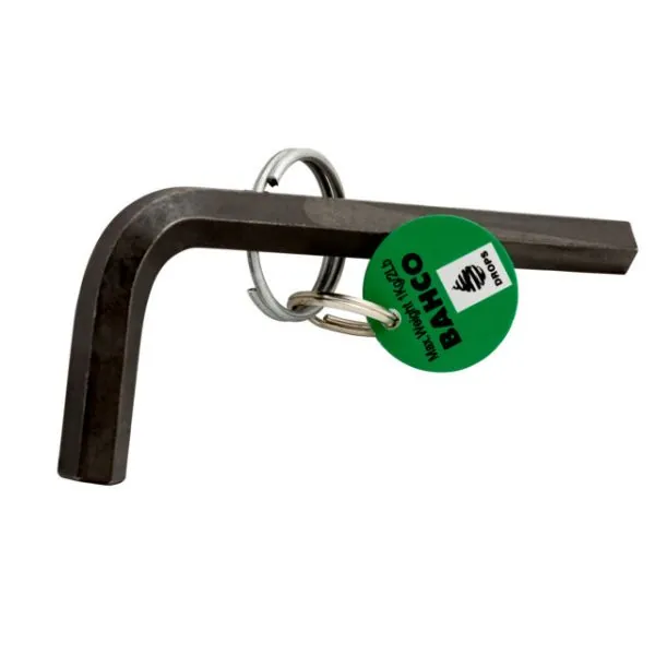 BAHCO Clé mâle 6 pans courte finition phosphatée avec