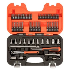 BAHCO Coffret de douilles 1/4" entrainement carré, 6 pans