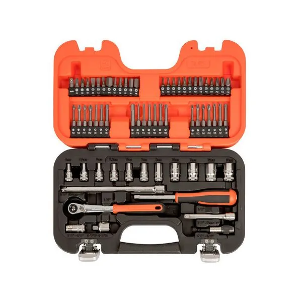 BAHCO Coffret de douilles 1/4" entrainement carré, 6 pans