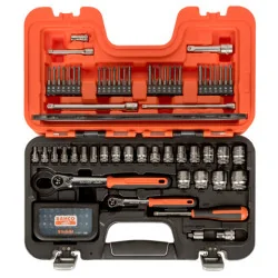 BAHCO Coffret de douilles 1/4"-3/8" entrainement carré, 6