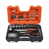 BAHCO Coffret de douilles 1/4"-1/2" entrainement carré, 6