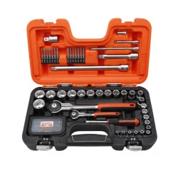 BAHCO Coffret de douilles 1/4"-1/2" entrainement carré, 6