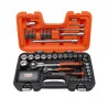 BAHCO Coffret de douilles 1/4"-1/2" entrainement carré, 6