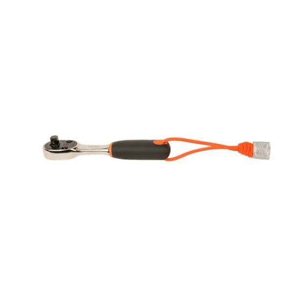 BAHCO Cliquet réversible 1/4" avec cordon Dyneema scellé,