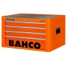 BAHCO Coffre classique C85 26" avec 4&nbsp;tiroirs, bleu, 419&nbsp;mm