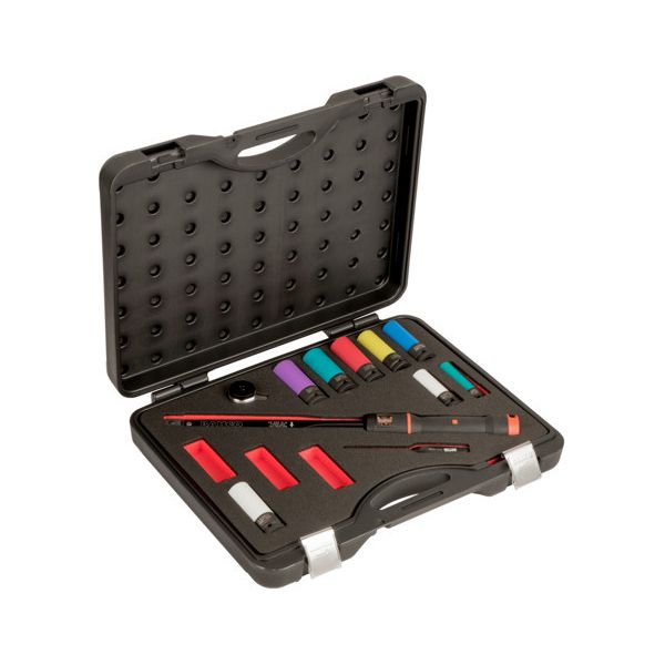 BAHCO Coffret avec clé dynamométrique réglable et douilles