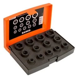 BAHCO Coffret de douilles à choc mini 1/2" - 13 pcs